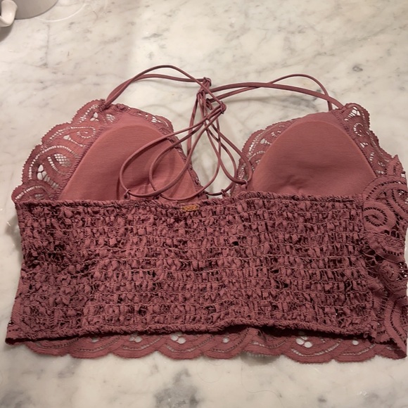 Victoria’s Secret PINK Lace Bralette - Size M - Brown - Picture 2 of 2